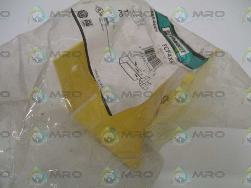 PANDUIT FCF4X4YL 4" COUPLER FITTING *NEW IN FACTORY BAG*