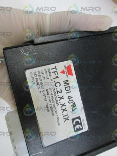 CARLO GAVAZZI 4 DIGIT CONTROLLER MDI40 TF1.C.2.X.XX.IX  UNMP