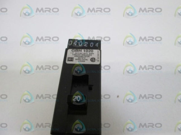 CUTLER HAMMER CIRCUIT BREAKER GBH1020  NSNP
