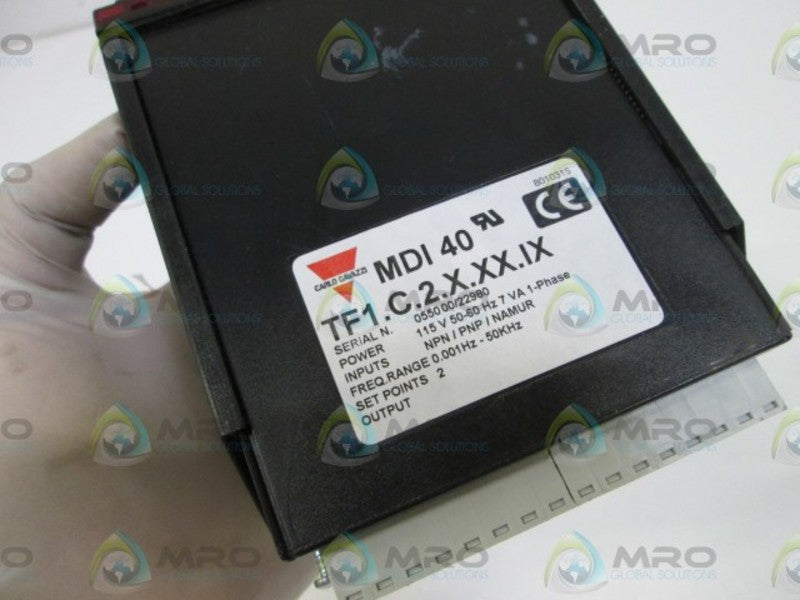 CARLO GAVAZZI 4 DIGIT CONTROLLER MDI40 TF1.C.2.X.XX.IX  NSMP