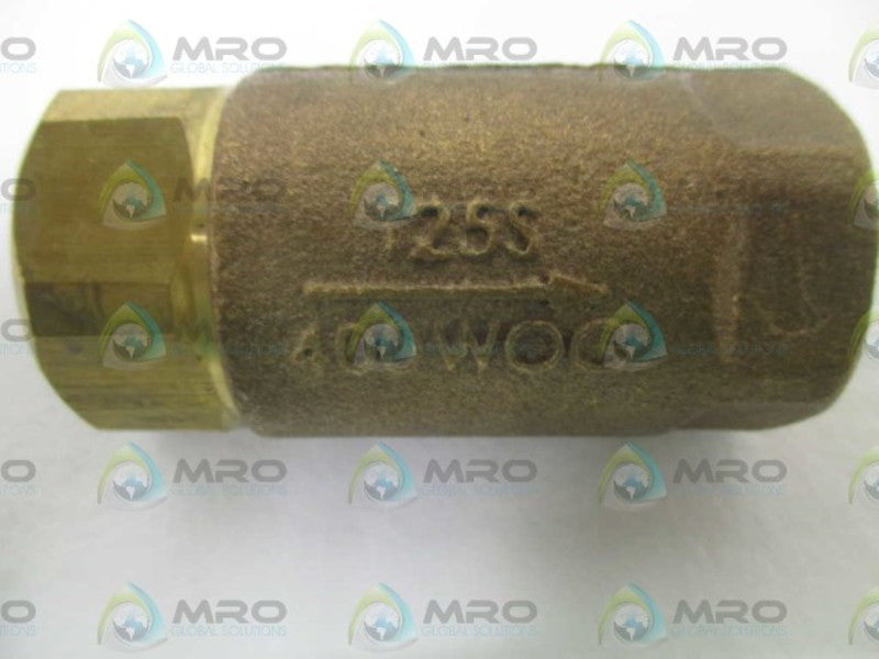 CONBRACO 3/4" 12SS 400WOG CHECK VALVE  *NEW NO BOX *