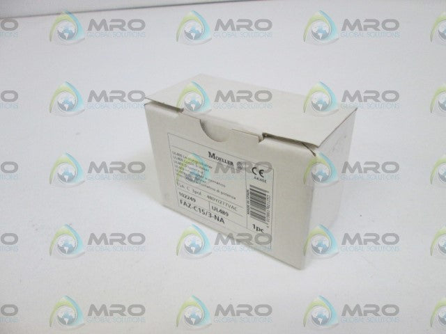 MOELLER CIRCUIT BREAKER FAZ-C15/3-NA *NEW IN BOX*
