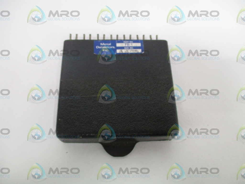 METAL DETECTORS, INC. FB-1 FUNCTION BLOCK *USED*