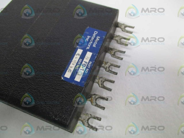 METAL DETECTORS, INC. FB-1 FUNCTION BLOCK *USED*