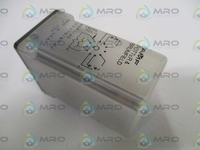 POTTER & BRUMFIELD KBP11AG RELAY 120V *USED*