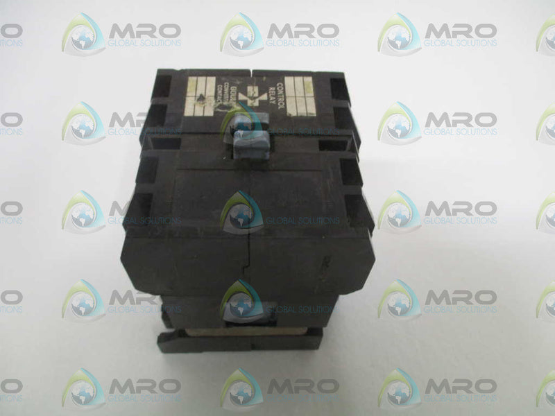 GOULD J20B40 CONTROL RELAY 120/110V *USED*