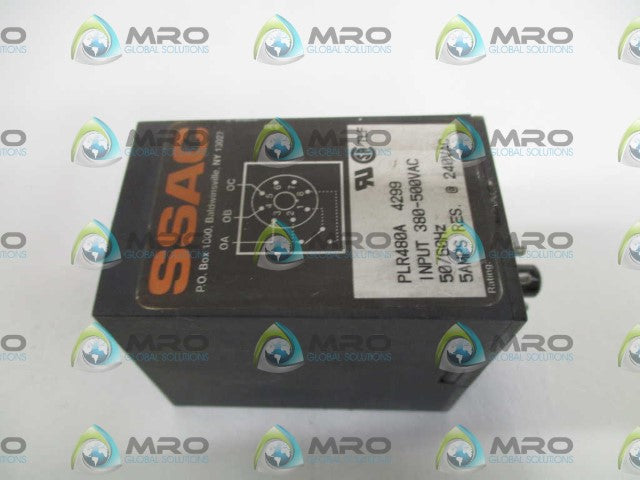 SSAC PLR480A 3-PHASE MONITOR *USED*