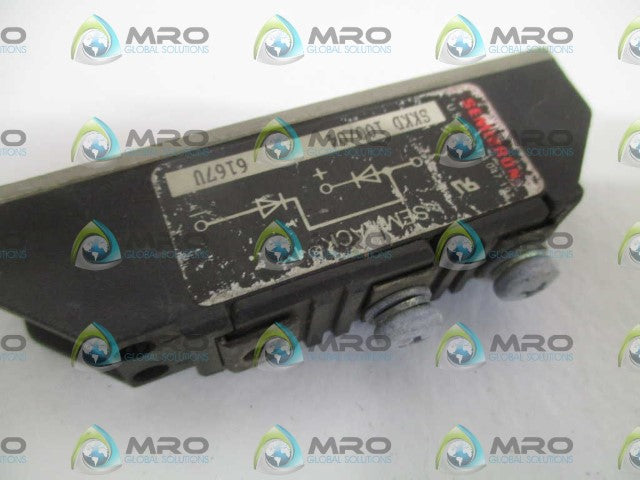 SEMIKRON SKKD 100/04 RECTIFIER DIODE *USED*