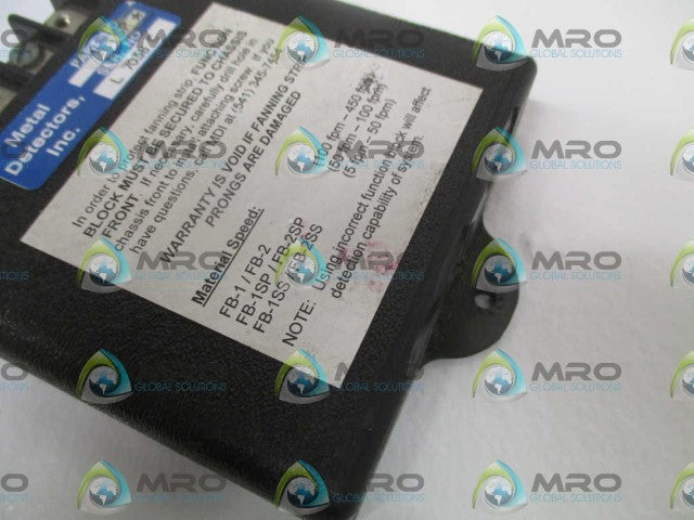 METAL DETECTORS, INC. FB-1SP* FUNCTION BLOCK (AS PICTURED) *USED*
