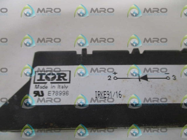 INTERNATIONAL RECTIFIER  IRKE91/16 MODULE *USED*