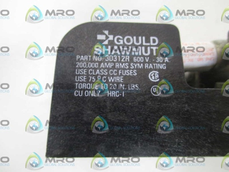 GOULD 30312R FUSE BLOCK *USED*