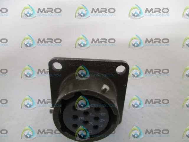 ITT MS3112E12-10S RECEPTACLE CONNECTOR *NEW NO BOX*