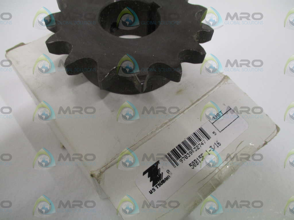 TSUBAKI 50B15F 1-3/16 SPROCKET *NEW IN BOX*