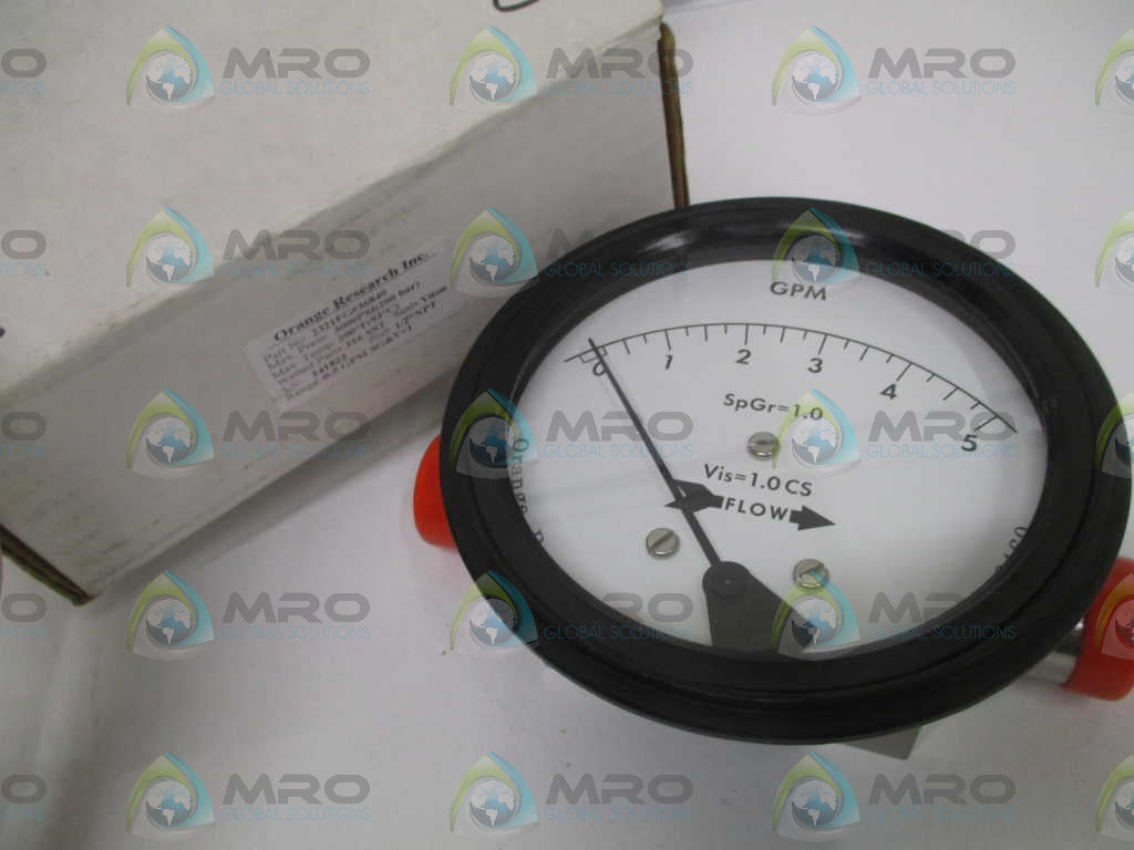 ORANGE RESEARCH INC. 2321FG#36840 FLOW METER 3000PSI *NEW IN BOX*