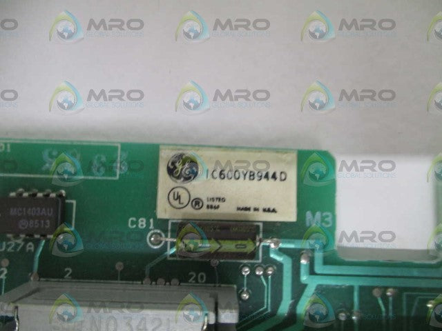 GENERAL ELECTRIC IC600YB944D PC CIRCUIT BOARD *USED*