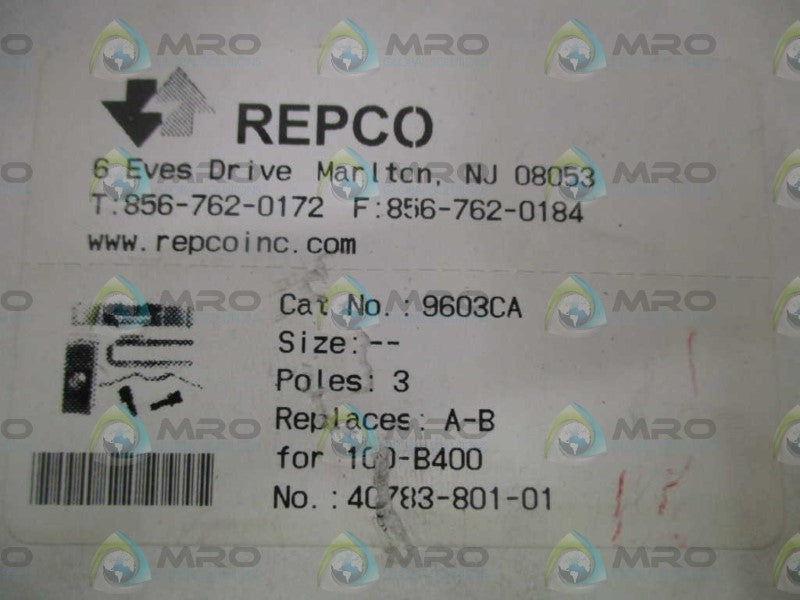 REPCO 9603CA CONTACT KIT  (AS PICTURED) *NEW IN BOX*
