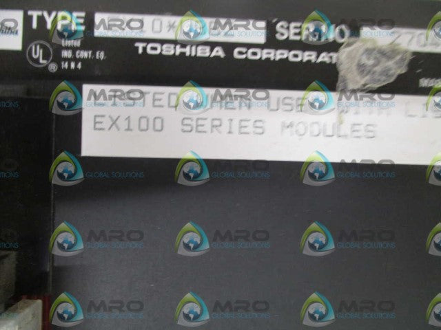 TOSHIBA EX10*UBB2 BASE RACK 9 SLOT *USED*