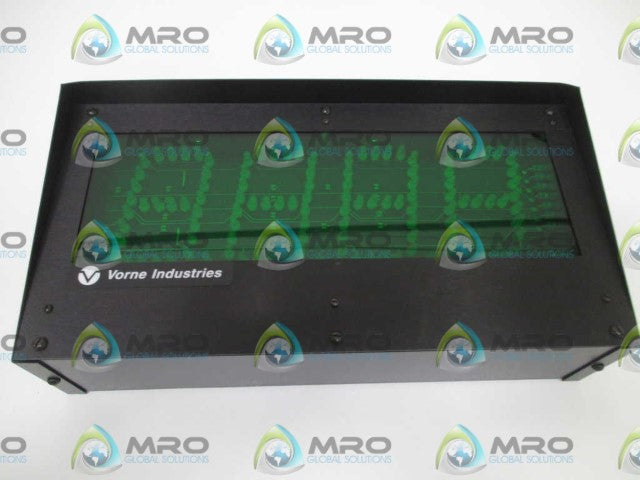 VORNE INDUSTRIES 77/232-0-485/485-4GRN DIGITAL DISPLAY COUNTER *NEW NO BOX*