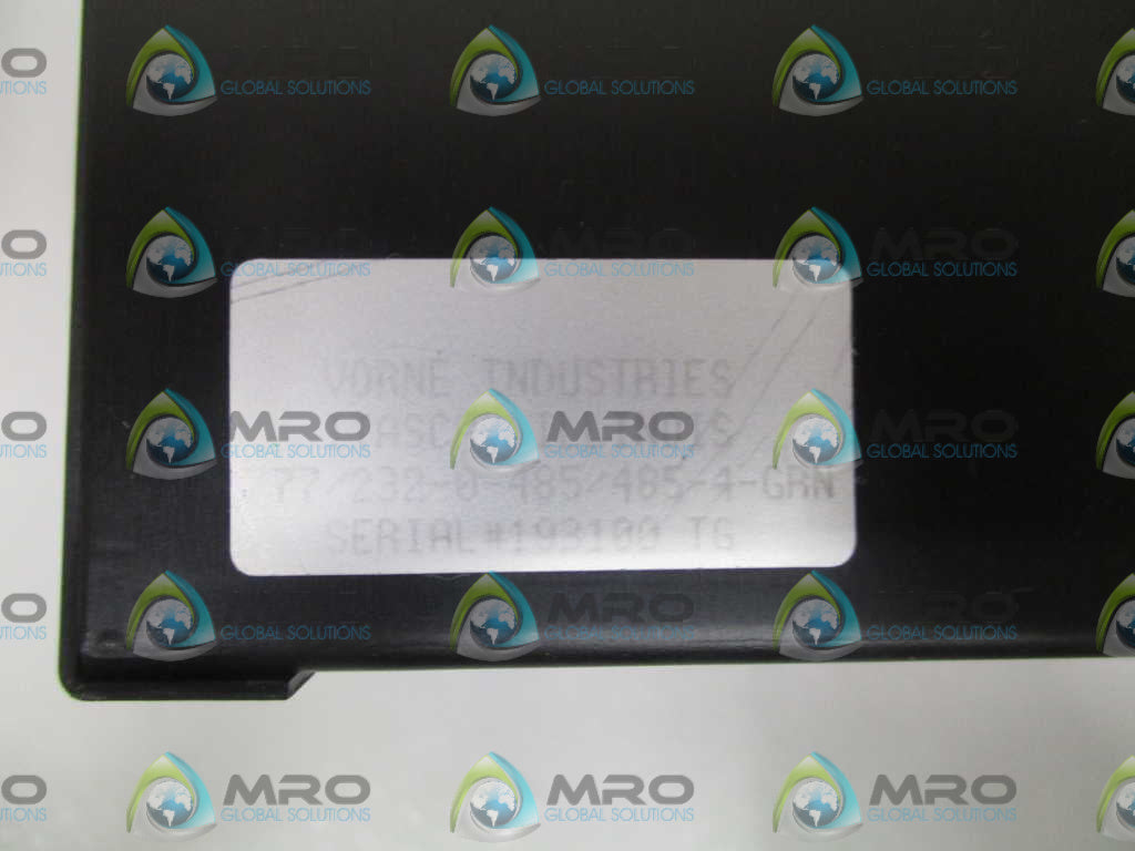 VORNE INDUSTRIES 77/232-0-485/485-4GRN DIGITAL DISPLAY COUNTER *NEW NO BOX*