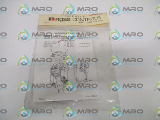 ROSS 862K87-A INDICATOR LIGHT KIT *NEW IN FACTORY BAG*