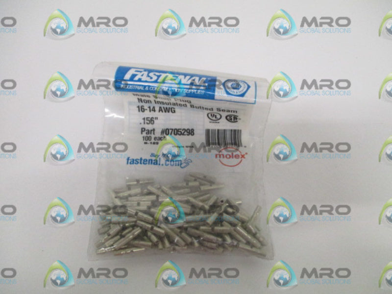 FASTENAL 0705298 MALE SNAP PLUG (PKG OF 100) * NEW IN FACTORY BAG *