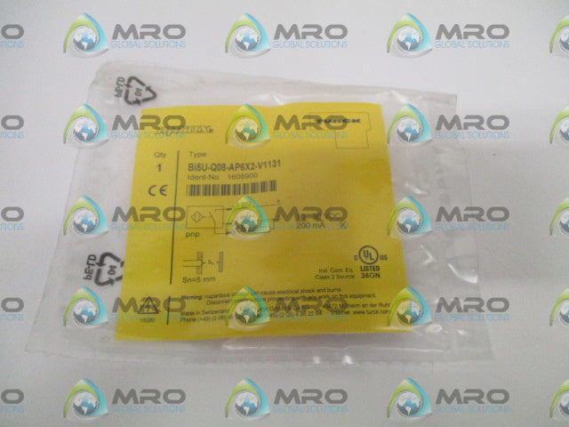 TURCK Bi5U-Q08-AP6X2-V1131 RECTANGULAR SENSOR *NEW IN FACTORY BAG*