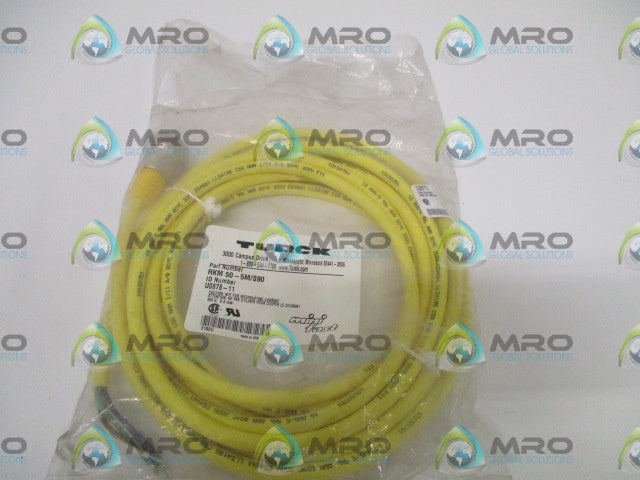 TURCK RKM50-5M/S90 MOLDED CORDSET *NEW IN FACTORY BAG*