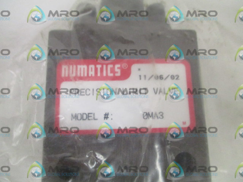 NUMATICS 0MA3 PRECISION LIMIT VALVE * NEW IN FACTORY BAG *