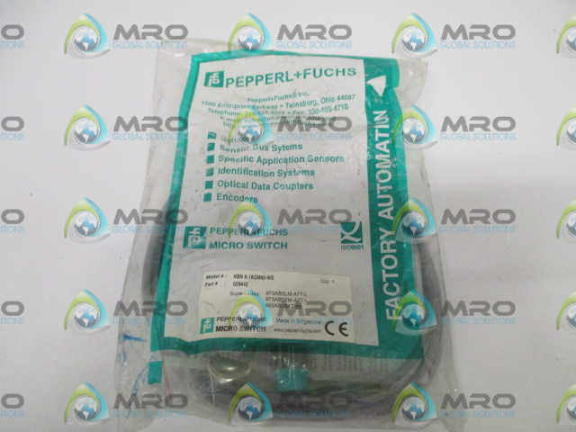 PEPPERL+FUCHS NBN8-18GM60-WS PROXIMITY SENSOR *NEW IN FACTORY BAG*