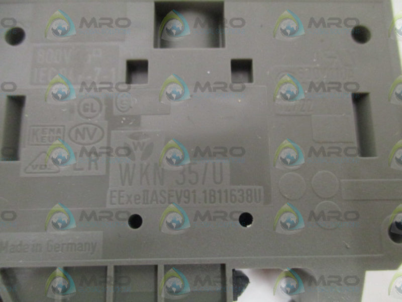 WIELAND WKN 35/U TERMINAL BLOCK *NEW NO BOX*
