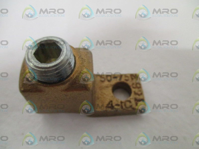 THOMAS & BETTS 50-75N TERMINAL LUG *NEW NO BOX*