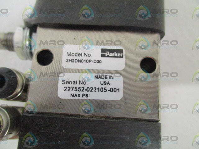 PARKER 3H2DN010P-D30 GRIPPER *NEW NO BOX*
