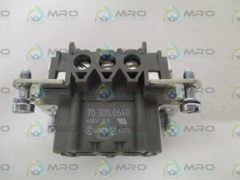 WIELAND 70.300.0640 FEMALE CONNECTOR *NEW NO BOX*
