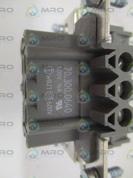 WIELAND 70.300.0640 FEMALE CONNECTOR *NEW NO BOX*