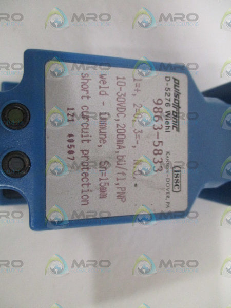 PULSOTRONIC 9863-5833 LIMIT SWITCH *NEW NO BOX*