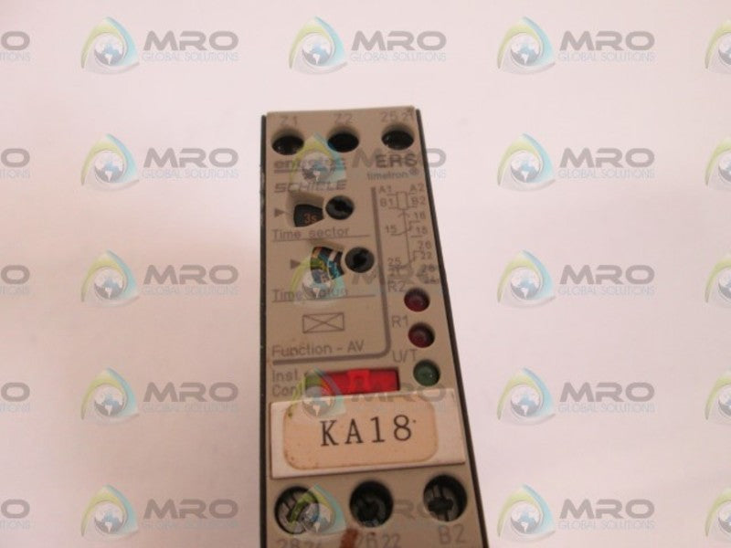 ENTRELEC ERS 2.430.103.02 TIMETRON ON DELAY TIMER 0,05s-300h  UNMP
