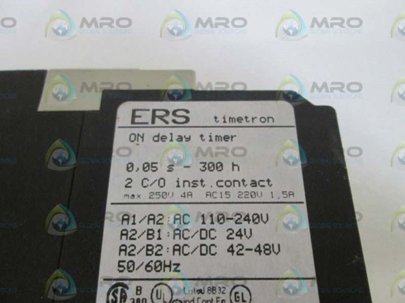 ENTRELEC ERS 2.430.103.02 TIMETRON ON DELAY TIMER 0,05s-300h  UNMP