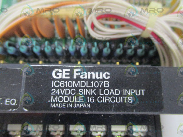 GE FANUC IC610MDL107B SINK LOAD INPUT MODULE *NEW NO BOX*
