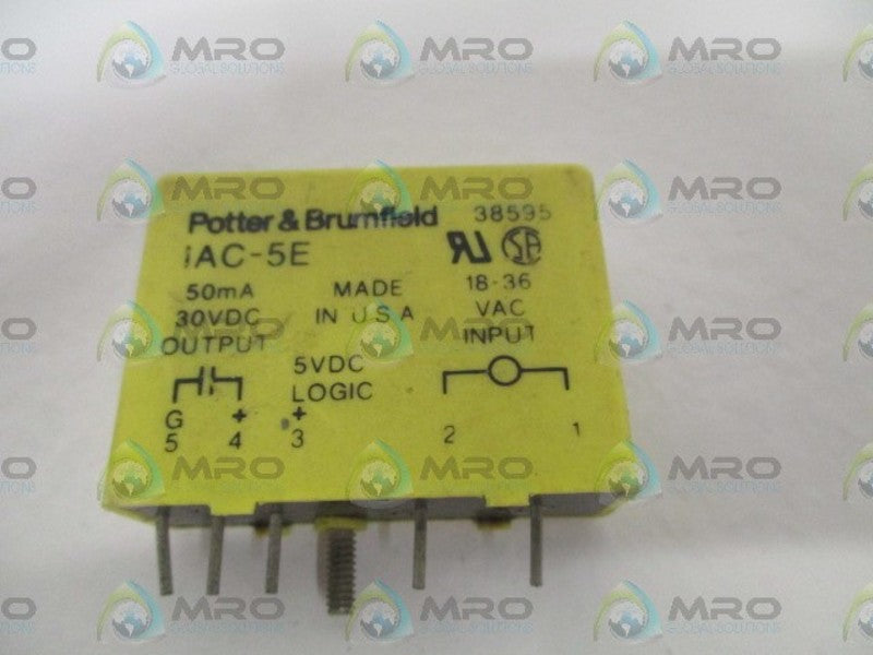 POTTER & BRUMFIELD IAC-5E I/O MODULE *NEW NO BOX*