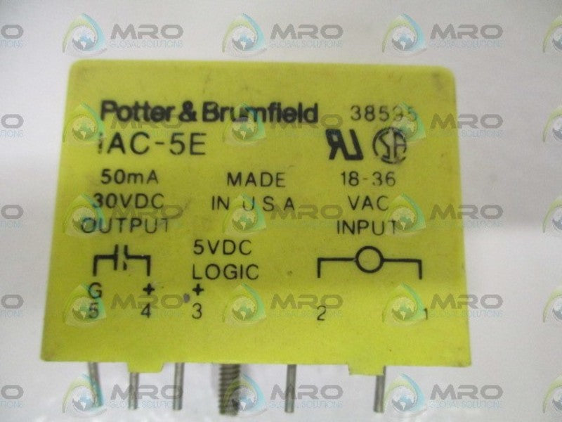 POTTER & BRUMFIELD IAC-5E I/O MODULE *NEW NO BOX*