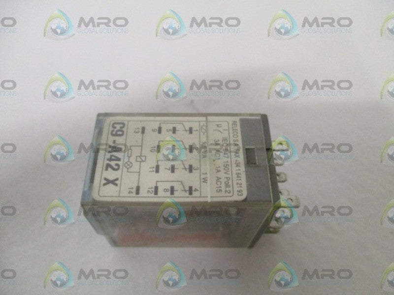 RELECO C9-A42X RELAY DC24V *NEW NO BOX*