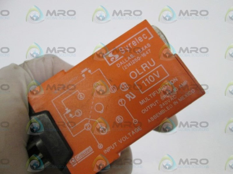 SYRELEC TIMER 110V OLRU  UNMP