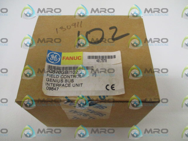 GE FANUC IC670GBI102C  INTERFACE MODULE *FACTORY SEALED*
