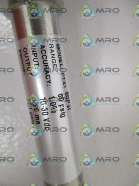 TECHNOLOGIES INC. PTX1-06 PRESSURE TRANSMITTER 60PSIG *NEW IN BOX*