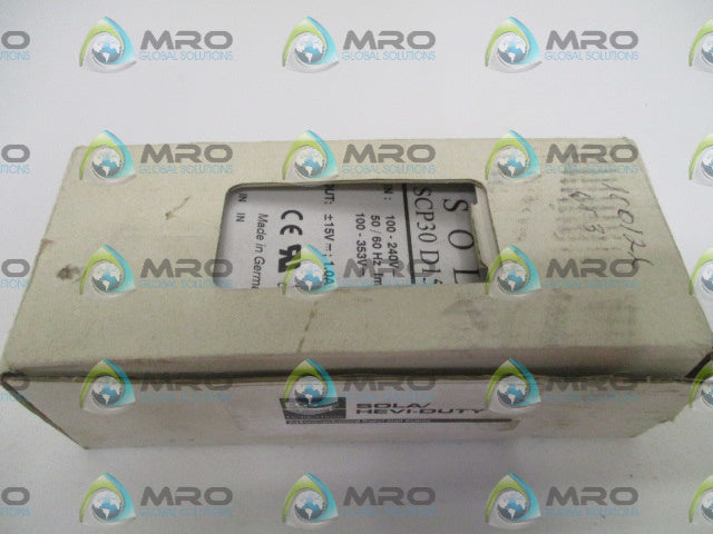 SOLA SCP30D15-DN POWER SUPPLY *NEW IN BOX*