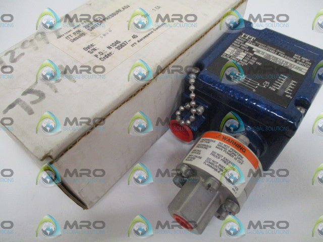 ITT 201P13C3 ADJUSTABLE PRESSURE SWITCH 200 TO 15000PSIG *NEW IN BOX*