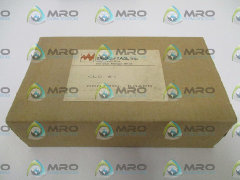 BALOGH CLC81 CONTROL BOARD *NEW IN BOX *