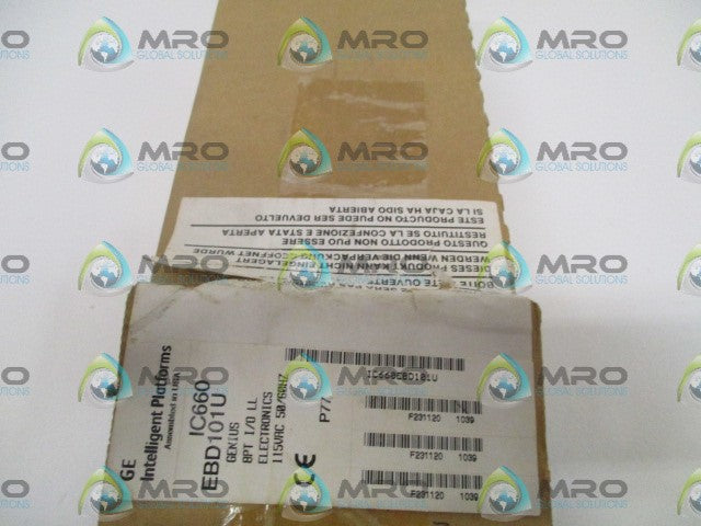 GE FANUC IC660EBD101U I/O MODULE *NEW IN BOX*