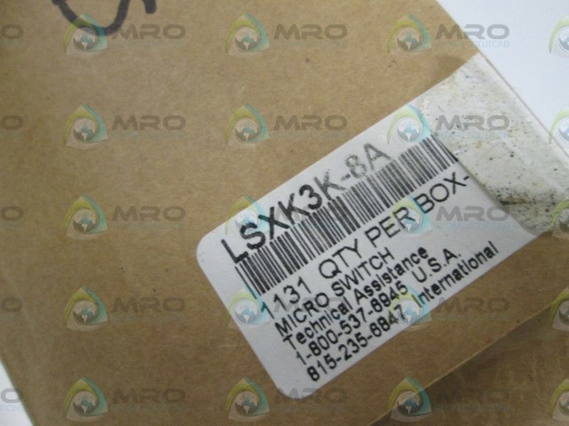 MICRO SWITCH LIMIT SWITCH LSXK3K-8A *NEW IN BOX*