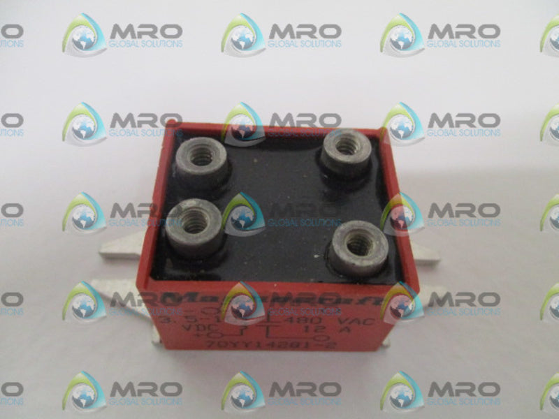 MAGNECRAFT 70YY14281-2 RELAY (RED) *NEW NO BOX*